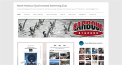 Desktop Screenshot of northharboursynchro.co.nz