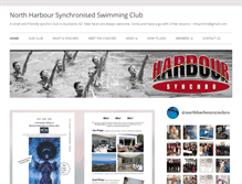 Tablet Screenshot of northharboursynchro.co.nz